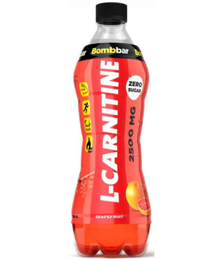 BOMBBAR Напиток слабогазированный L-carnitine - Грейпфрут, 500 мл