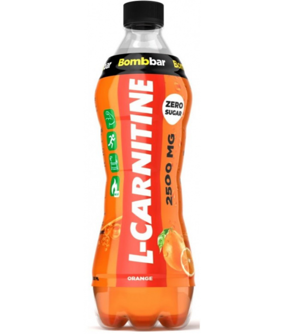 BOMBBAR Напиток слабогазированный L-carnitine - Апельсин, 500 мл