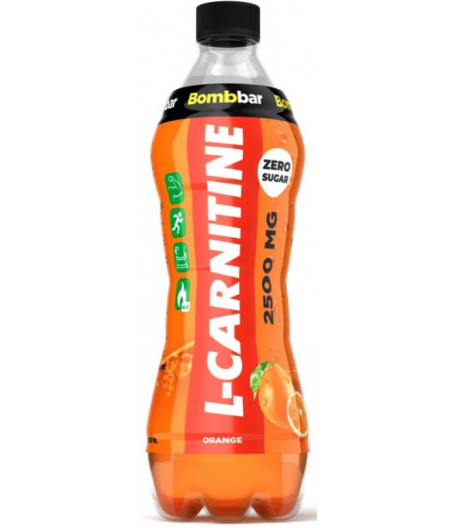 BOMBBAR Напиток слабогазированный L-carnitine - Апельсин, 500 мл