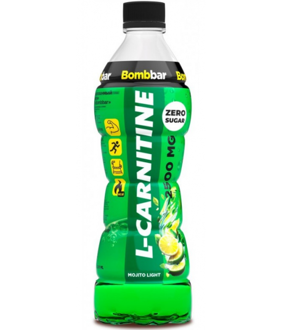 BOMBBAR Напиток слабогазированный L-carnitine - Мохито, 500 мл