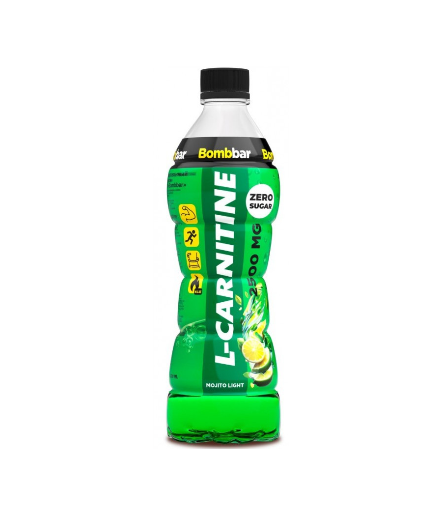 BOMBBAR Напиток слабогазированный L-carnitine - Мохито, 500 мл – низкокалорийный продукт от Bombbar, купить в Bombbar BOMBBAR Напиток слабогазированный L-carnitine - Мохито, 500 мл – низкокалорийный продукт от Bombbar, купить в Bombbar
