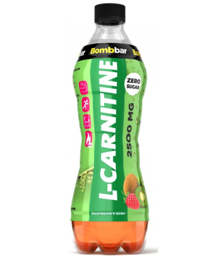 BOMBBAR Напиток слабогазированный L-carnitine - Малина Киви, 500 мл