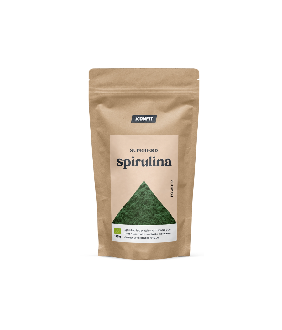 ICONFIT Superfoods Органический порошок спирулины, 125 г – низкокалорийный продукт от ICONFIT, купить в Bombbar ICONFIT Superfoods Органический порошок спирулины, 125 г – низкокалорийный продукт от ICONFIT, купить в Bombbar