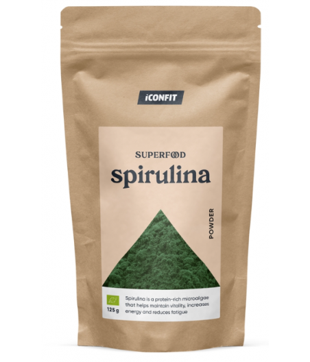 ICONFIT Superfoods Органический порошок спирулины, 125 г