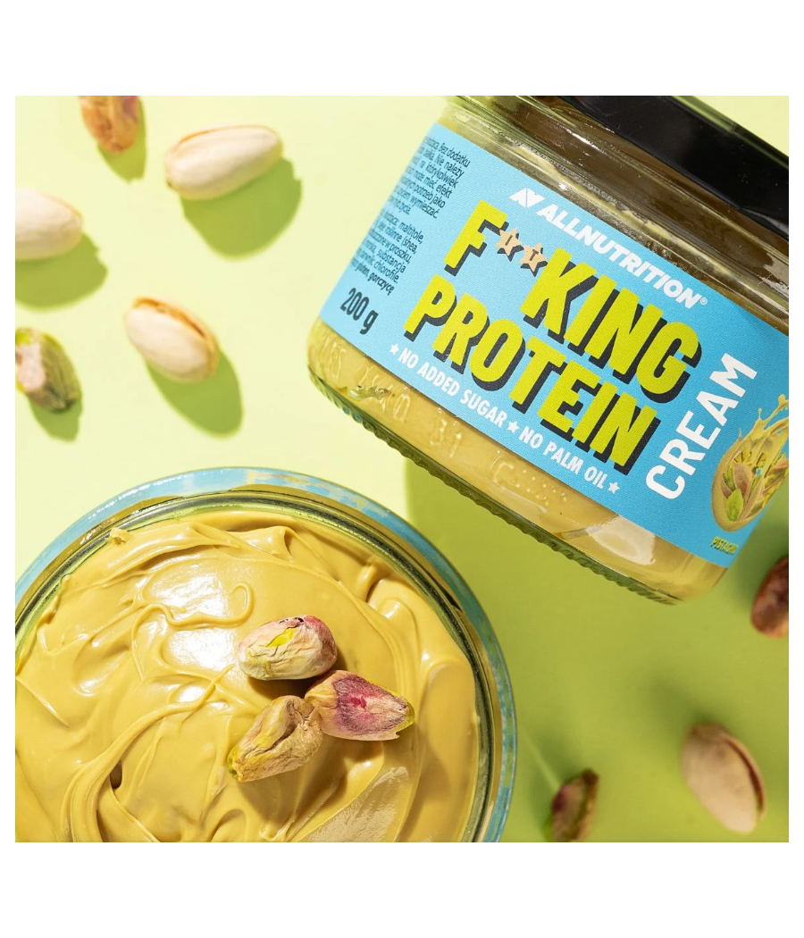 ALLNUTRITION F**KING Delicious ПРОТЕИНОВЫЙ КРЕМ Фисташка, 200 г – низкокалорийный продукт от AllNutrition, купить в Bombbar
