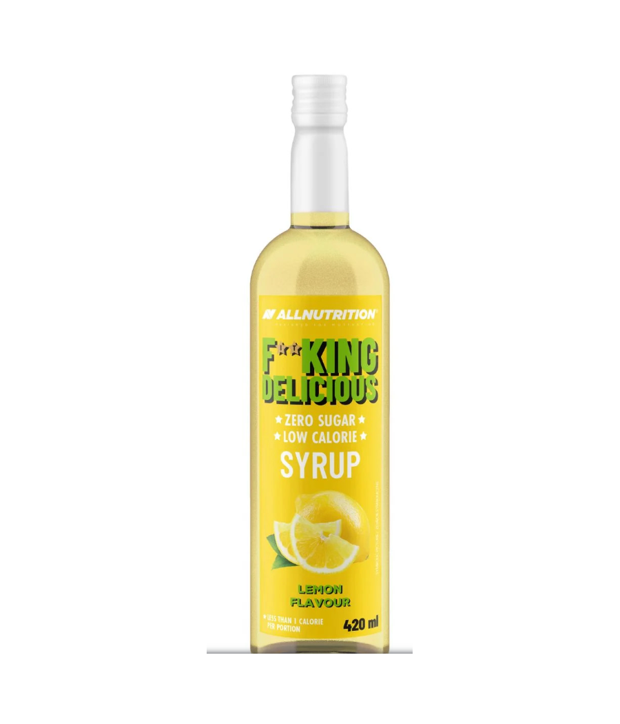 ALLNUTRITION FITKING Delicious Syrup ZERO Lemon, 420 ml – низкокалорийный продукт от AllNutrition, купить в Bombbar ALLNUTRITION FITKING Delicious Syrup ZERO Lemon, 420 ml – низкокалорийный продукт от AllNutrition, купить в Bombbar