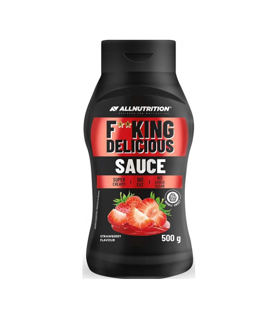 ALLNUTRITION FITKING DELICIOUS Соус Клубника, 500 г – низкокалорийный продукт от AllNutrition, купить в Bombbar ALLNUTRITION FITKING DELICIOUS Соус Клубника, 500 г – низкокалорийный продукт от AllNutrition, купить в Bombbar