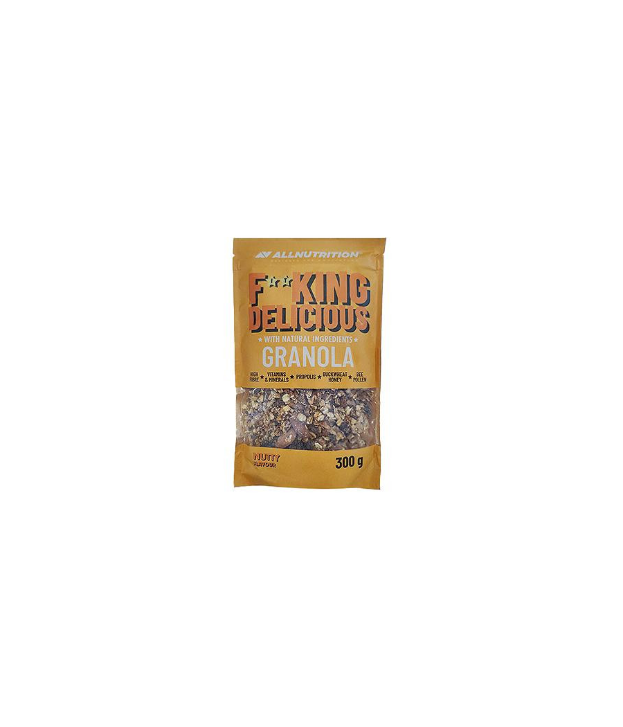 ALLNUTRITION F**KING Delicious Гранола Ореховая, 300 г – низкокалорийный продукт от AllNutrition, купить в Bombbar ALLNUTRITION F**KING Delicious Гранола Ореховая, 300 г – низкокалорийный продукт от AllNutrition, купить в Bombbar