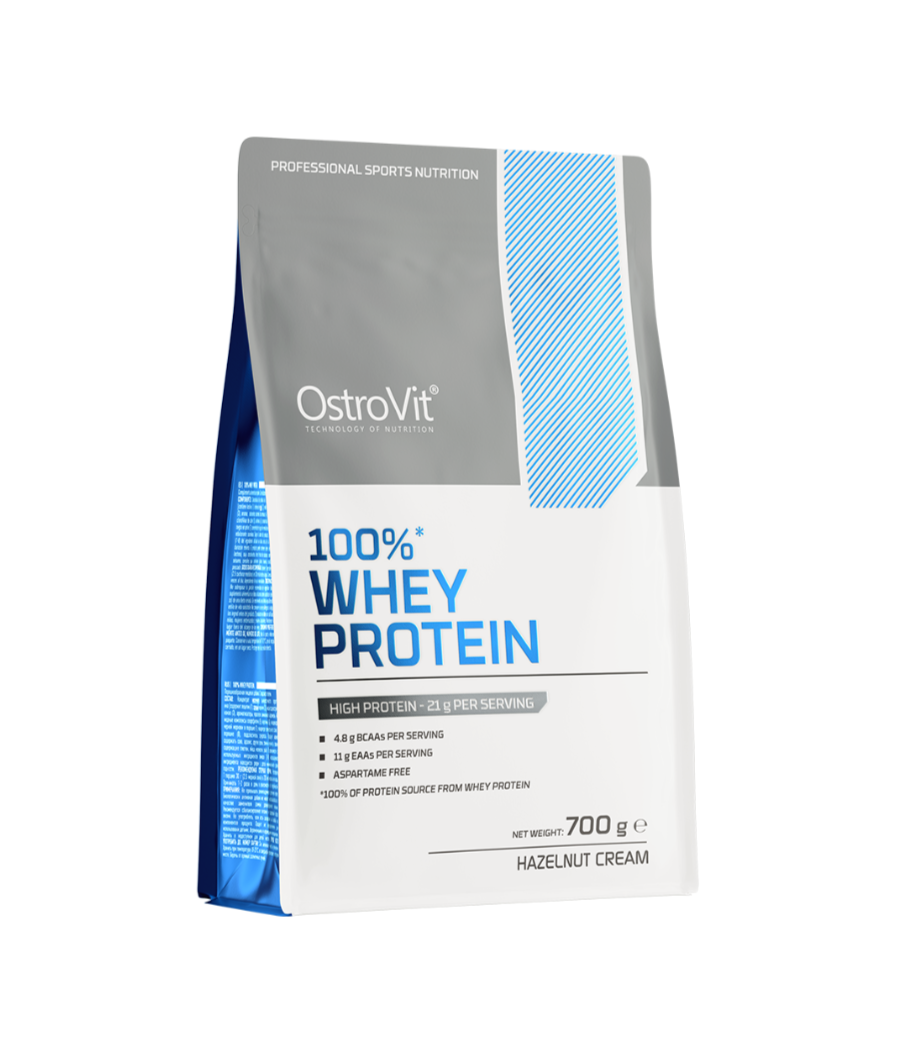 OSTROVIT 100% Whey Protein, hazelnut cream - 700 g – low-calorie product from Ostrovit, buy in Bombbar OSTROVIT 100% Whey Protein, hazelnut cream - 700 g – low-calorie product from Ostrovit, buy in Bombbar