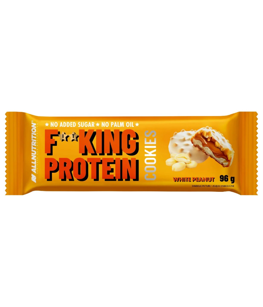 ALLNUTRITION F**KING Protein Cookies - White peanut, 96 g – low-calorie product from AllNutrition, buy in Bombbar ALLNUTRITION F**KING Protein Cookies - White peanut, 96 g – low-calorie product from AllNutrition, buy in Bombbar