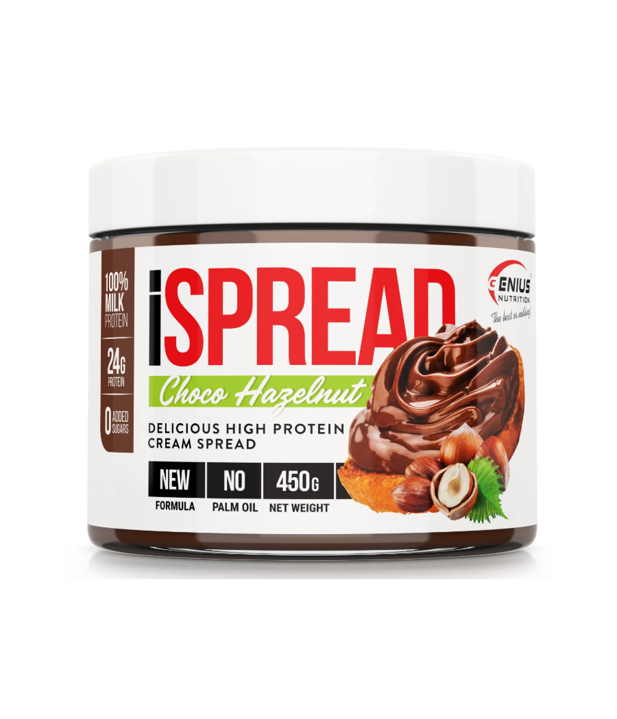 GENIUS NUTRITION iSpread – Choco Hazelnut, 450g – low-calorie product from Genius Nutrition, buy in Bombbar GENIUS NUTRITION iSpread – Choco Hazelnut, 450g – low-calorie product from Genius Nutrition, buy in Bombbar