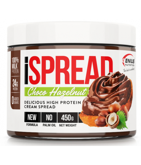 GENIUS NUTRITION iSpread – Choco Hazelnut, 450g