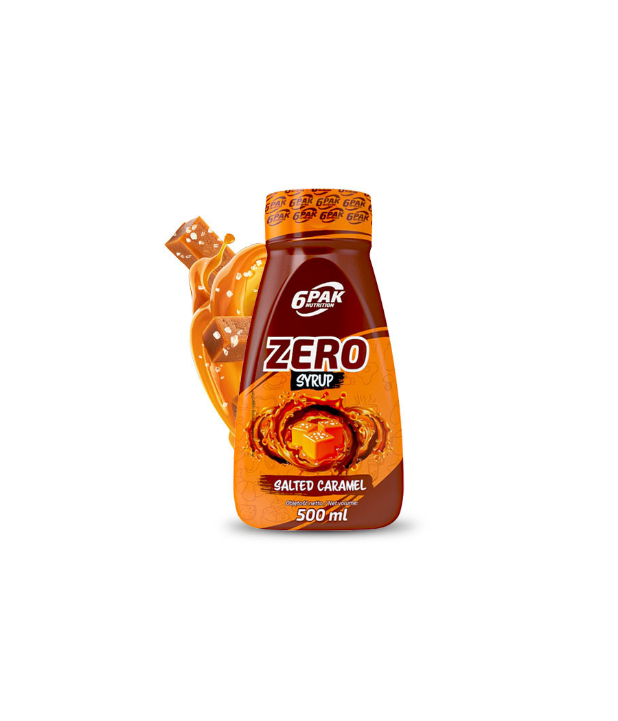 6PAK Siirup ZERO - Soolakaramell, 500 ml – madala kalorsusega toode firmalt 6PAK Nutrition, osta Bombbar-ist 6PAK Siirup ZERO - Soolakaramell, 500 ml – madala kalorsusega toode firmalt 6PAK Nutrition, osta Bombbar-ist