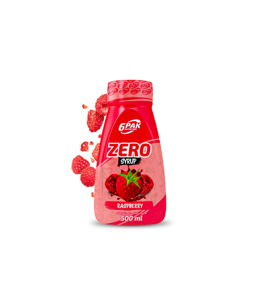 6PAK Siirup ZERO – Vaarikas, 500 ml – madala kalorsusega toode firmalt 6PAK Nutrition, osta Bombbar-ist 6PAK Siirup ZERO – Vaarikas, 500 ml – madala kalorsusega toode firmalt 6PAK Nutrition, osta Bombbar-ist
