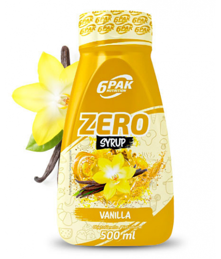 6PAK Сироп ZERO – Ваниль, 500 мл