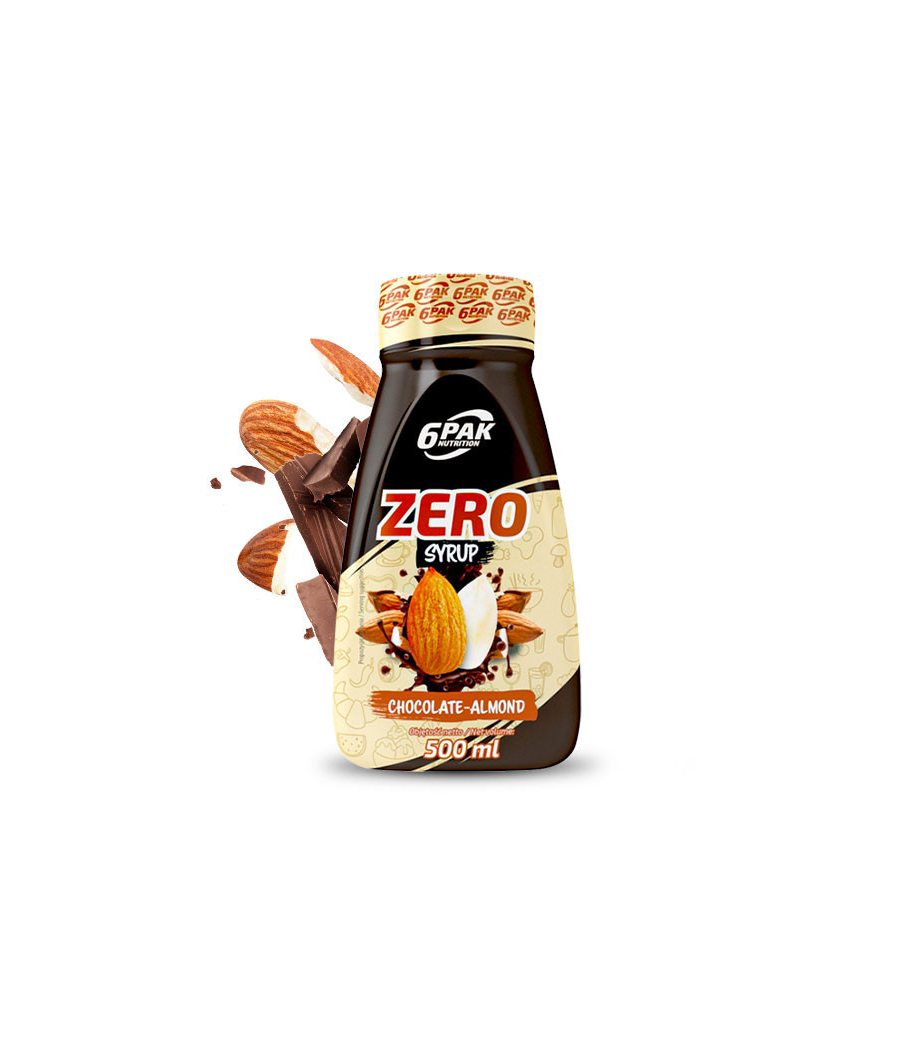 6PAK Siirup ZERO - Šokolaad Mandliga, 500 ml – madala kalorsusega toode firmalt 6PAK Nutrition, osta Bombbar-ist 6PAK Siirup ZERO - Šokolaad Mandliga, 500 ml – madala kalorsusega toode firmalt 6PAK Nutrition, osta Bombbar-ist