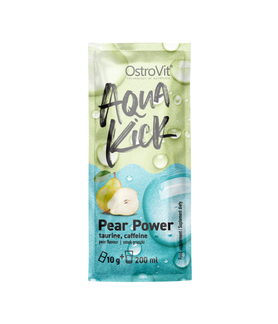 OSTROVIT Aqua Kick Pear Power, 10 g – low-calorie product from Ostrovit, buy in Bombbar OSTROVIT Aqua Kick Pear Power, 10 g – low-calorie product from Ostrovit, buy in Bombbar