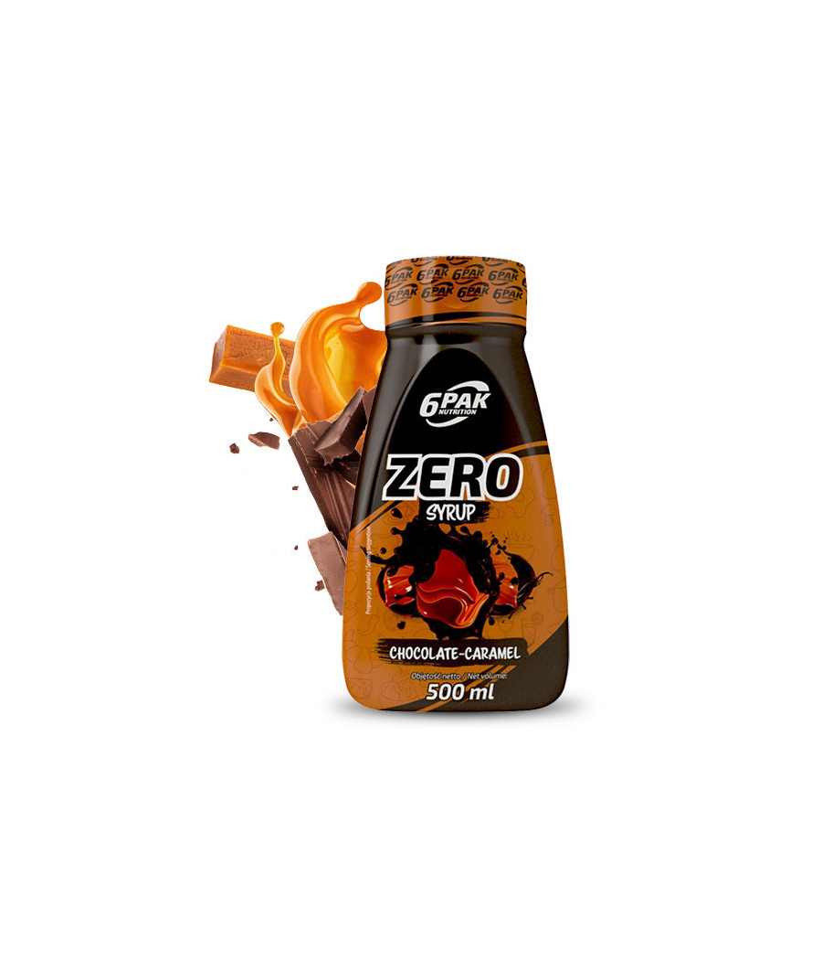 6PAK Сироп ZERO – Шоколад и карамель, 500 мл – низкокалорийный продукт от 6PAK Nutrition, купить в Bombbar 6PAK Сироп ZERO – Шоколад и карамель, 500 мл – низкокалорийный продукт от 6PAK Nutrition, купить в Bombbar