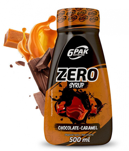 6PAK Сироп ZERO – Шоколад и карамель, 500 мл