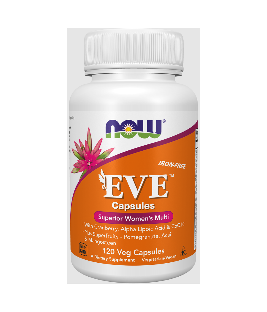 NOW FOODS Eve Superior Women's Multi - 120 вегетарианских капсул – низкокалорийный продукт от NOW, купить в Bombbar NOW FOODS Eve Superior Women's Multi - 120 вегетарианских капсул – низкокалорийный продукт от NOW, купить в Bombbar