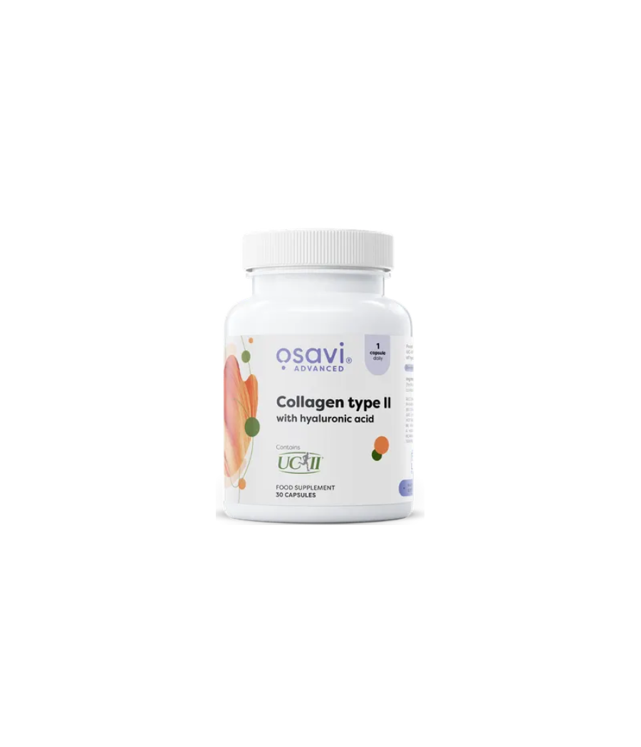 OSAVI Collagen Type II with Hyaluronic Acid - 30 caps – low-calorie product from Osavi, buy in Bombbar