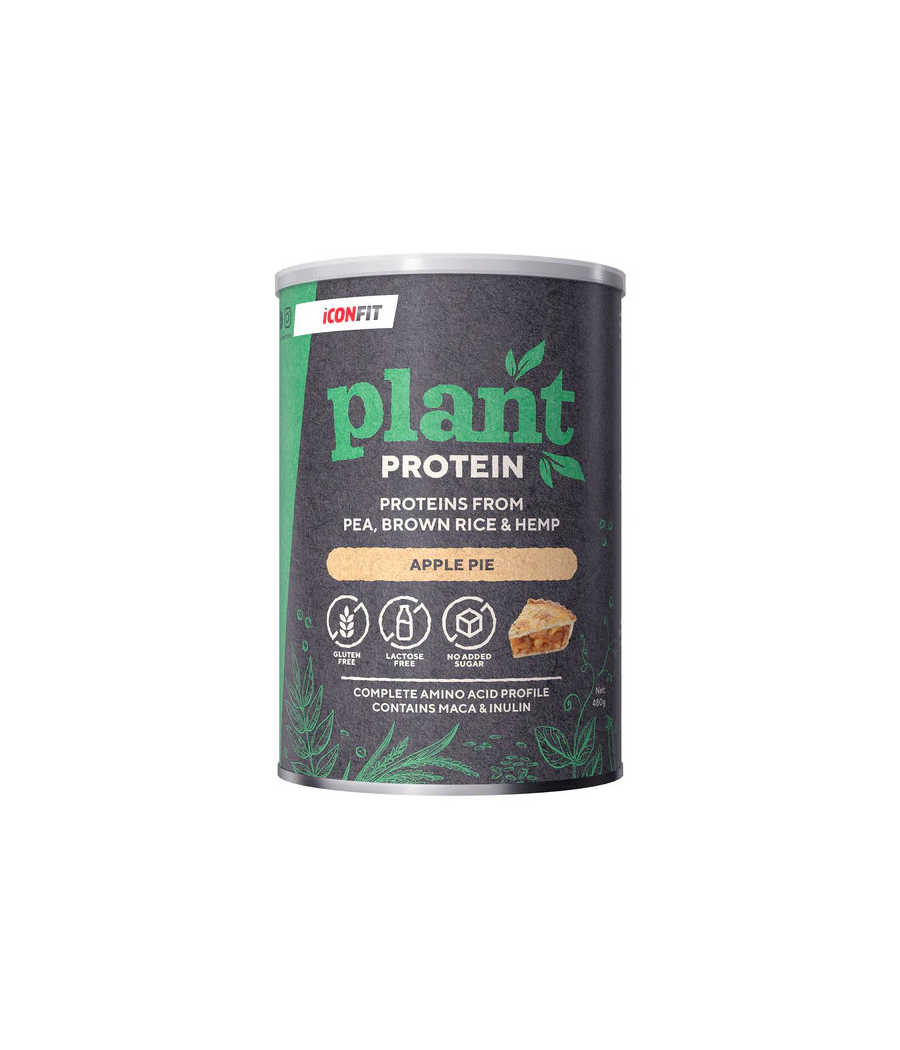 ICONFIT Taimne proteiin – Õunapirukas, 480 g – madala kalorsusega toode firmalt ICONFIT, osta Bombbar-ist ICONFIT Taimne proteiin – Õunapirukas, 480 g – madala kalorsusega toode firmalt ICONFIT, osta Bombbar-ist