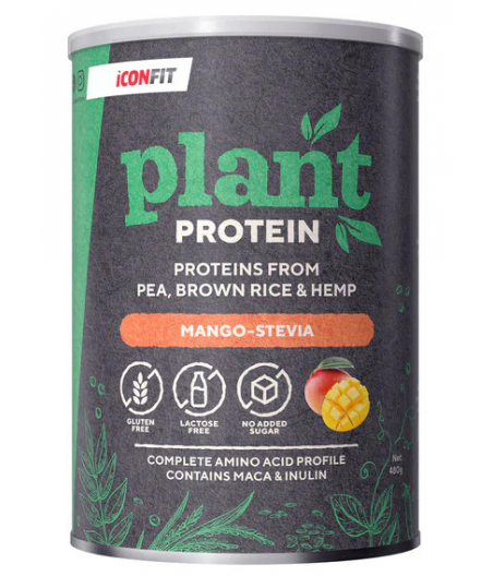 ICONFIT Taimne proteiin Mango-Stevia, 480 g
