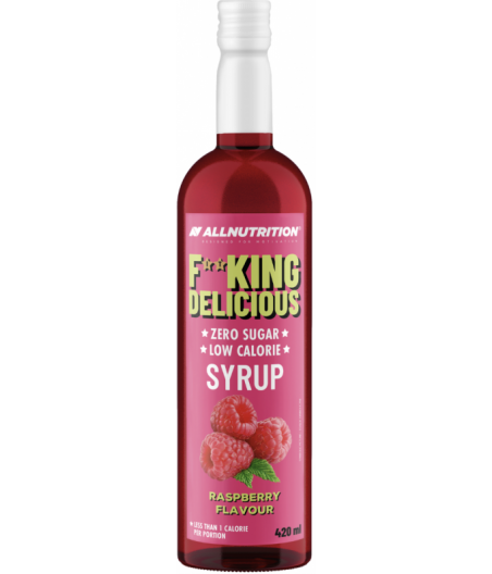 ALLNUTRITION FITKING Delicious Siirup ZERO Vaarikas, 420 ml