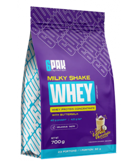 6PAK Piimakokteili, kookose-šokolaadiga - 700g