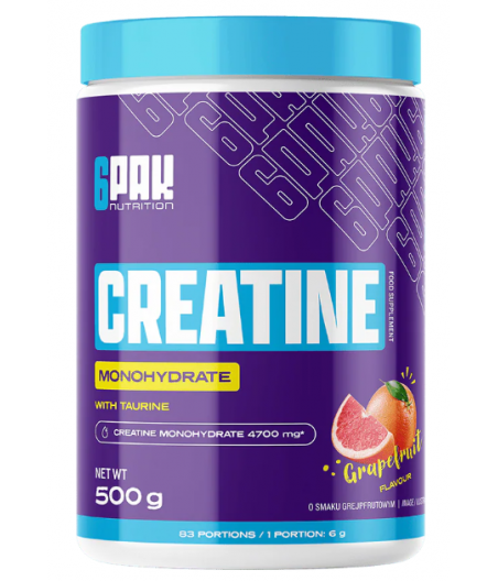 6PAK Kreatiinmonohüdraat, greip - 500g