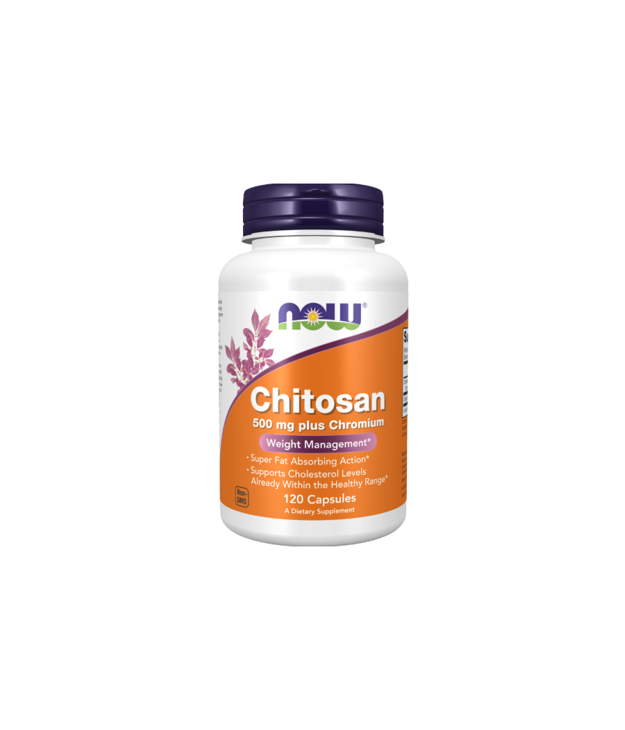 NOW FOODS Kitosaan, 500 mg pluss kroom - 120 kapslit – madala kalorsusega toode firmalt NOW, osta Bombbar-ist NOW FOODS Kitosaan, 500 mg pluss kroom - 120 kapslit – madala kalorsusega toode firmalt NOW, osta Bombbar-ist