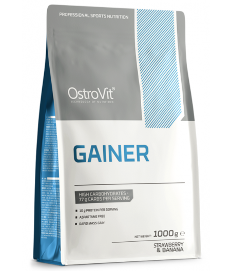OSTROVIT Гейнер клубника и банан - 1000 г