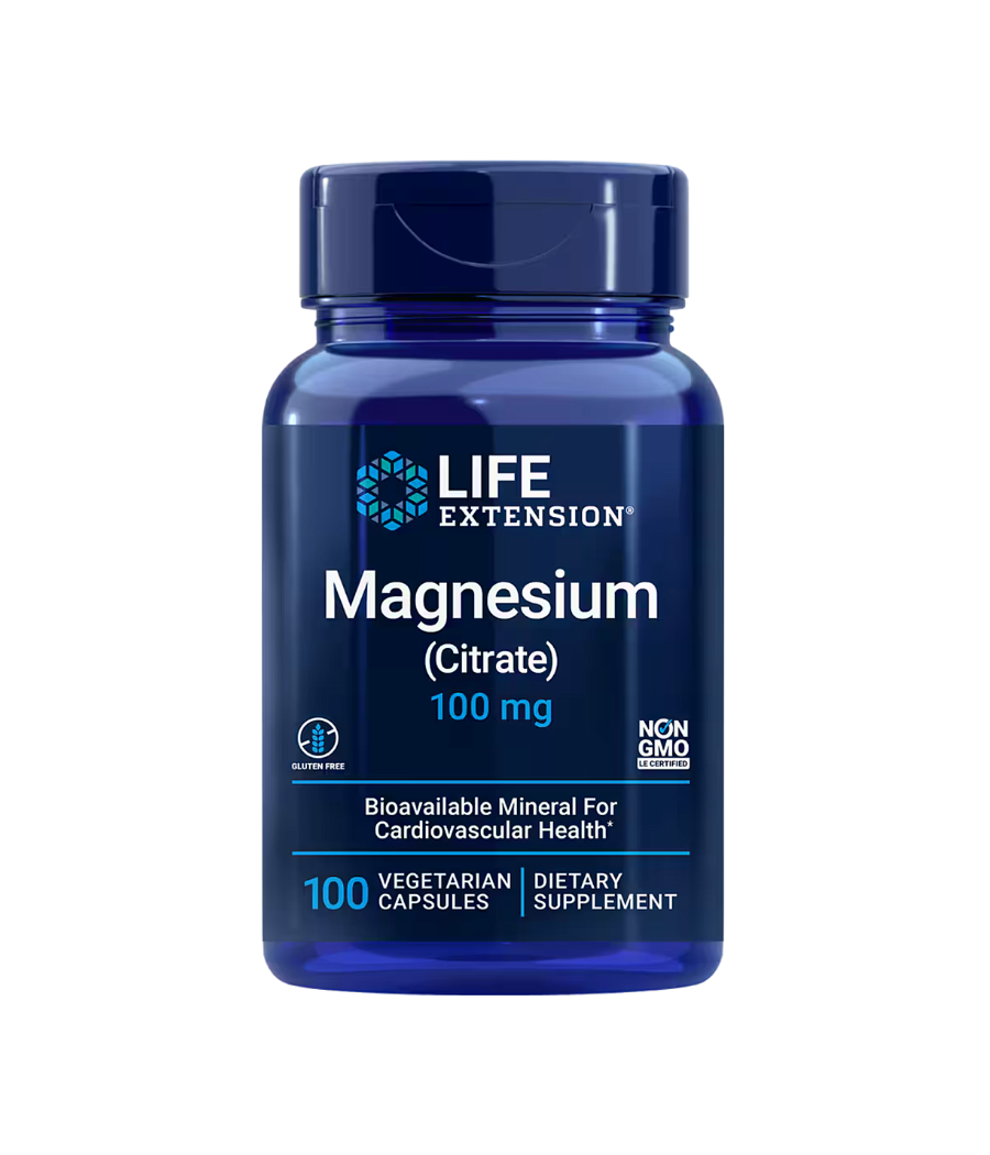 LIFE EXTENSION Magneesium (tsitraat) 100 mg, N100 – madala kalorsusega toode firmalt LIFE extension, osta SportFit Nutrition OÜ | Reg.nr. 14554498-ist