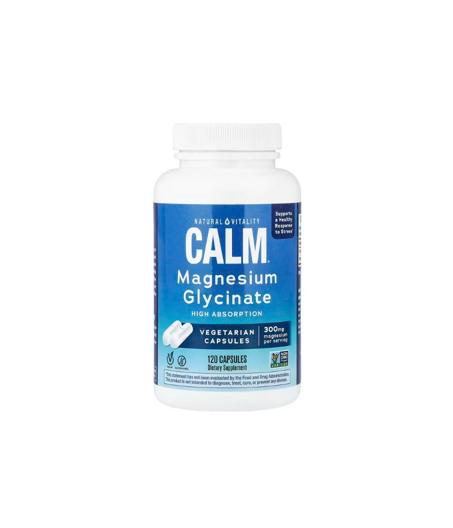 NATURAL VITALITY CALM Magneesiumglütsinaat, N120 – madala kalorsusega toode firmalt , osta SportFit Nutrition OÜ | Reg.nr. 14554498-ist