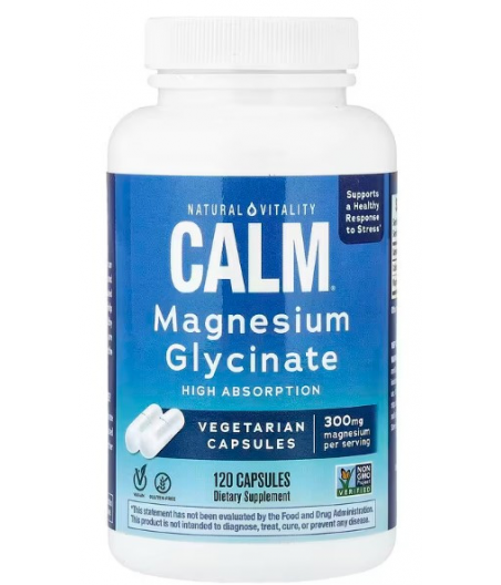 NATURAL VITALITY CALM Magneesiumglütsinaat, N120