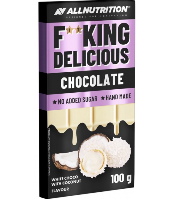 ALLNUTRITION FITKING Delicious Valge šokolaad kookosega, 100 g