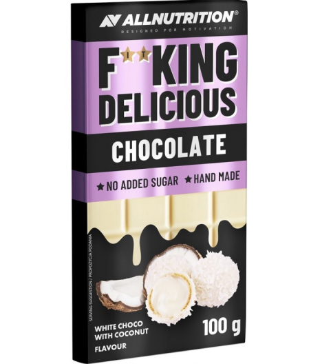 ALLNUTRITION FITKING Delicious Valge šokolaad kookosega, 100 g