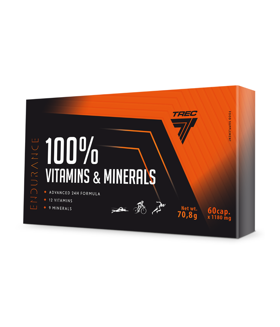 TREC NUTRITION 100% Vitamiinid ja mineraalid, N60 – madala kalorsusega toode firmalt TREC NUTRITION, osta SportFit Nutrition OÜ | Reg.nr. 14554498-ist