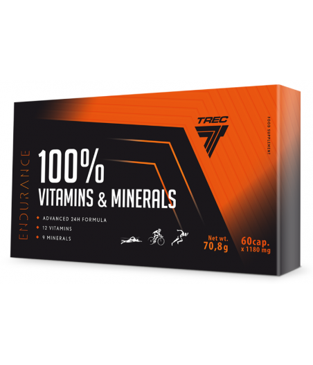 TREC NUTRITION 100% Vitamiinid ja mineraalid, N60