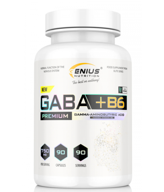 GENIUS NUTRITION GABA + B6, N90