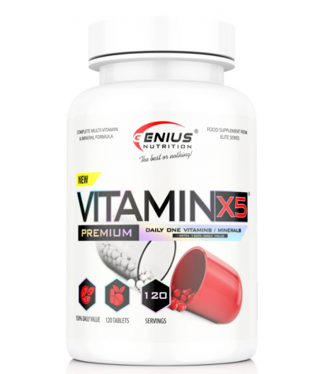 GENIUS NUTRITION Vitamin-X5, vitamiinikompleks N120