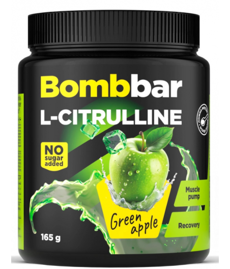 BOMBBAR L-tsitrulliin Roheline Õun, 165 g