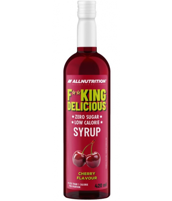ALLNUTRITION FITKING Delicious Syrup ZERO Cherry, 420 ml