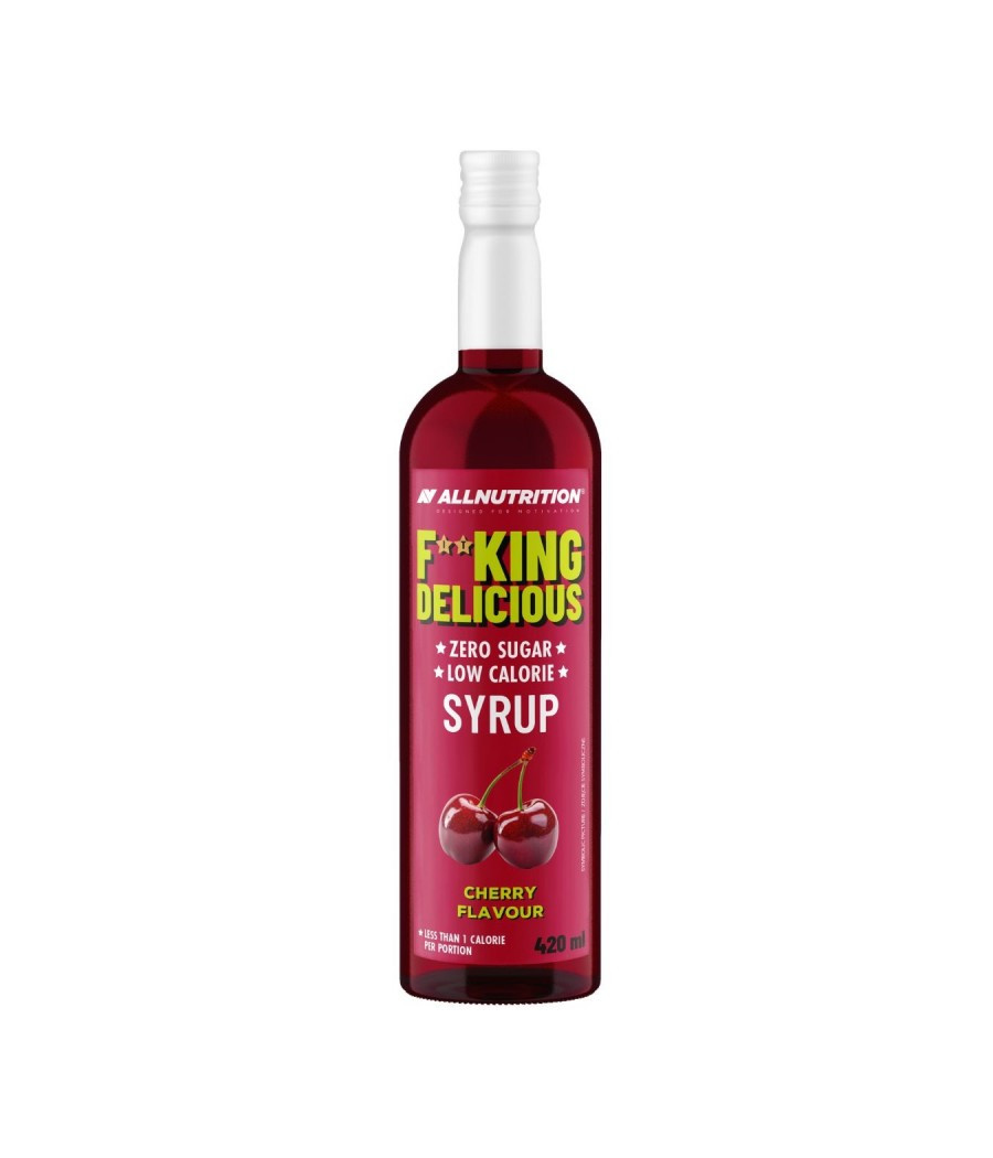 ALLNUTRITION FITKING Delicious Syrup ZERO Cherry, 420 ml – low-calorie product from AllNutrition, buy in SportFit Nutrition OÜ | Reg.nr. 14554498 ALLNUTRITION FITKING Delicious Syrup ZERO Cherry, 420 ml – low-calorie product from AllNutrition, buy in SportFit Nutrition OÜ | Reg.nr. 14554498