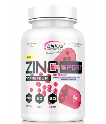 GENIUS NUTRITION Цинк Спорт, N60