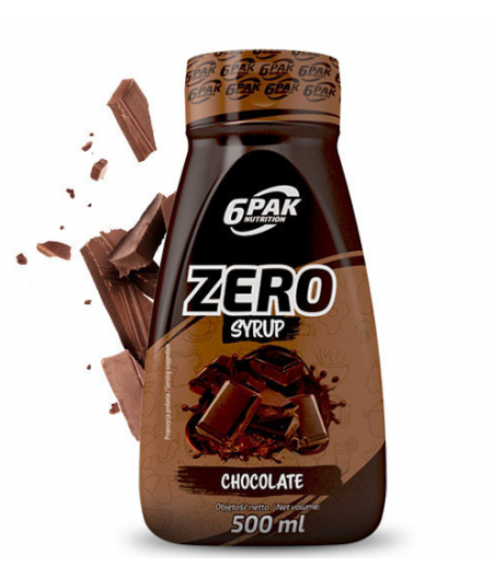 6PAK Syrup ZERO - Chocolate, 500ml