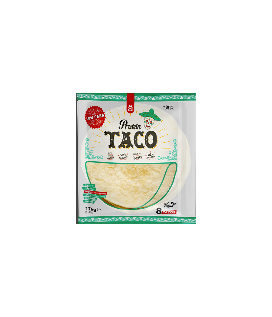 NÄNO SUPPS Протеиновое тако, 176 г – низкокалорийный продукт от NÄNO SUPPS, купить в SportFit Nutrition OÜ | Reg.nr. 14554498
