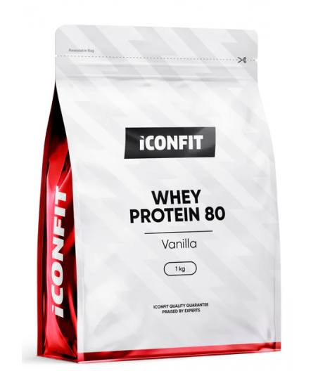 ICONFIT Whey Protein 80 Vanilla, 1kg