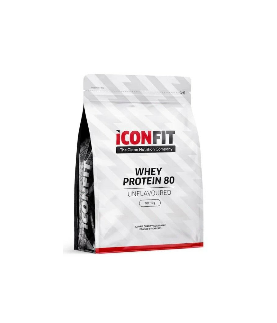 ICONFIT Whey Protein 80 Unflavoured 1kg – low-calorie product from ICONFIT, buy in SportFit Nutrition OÜ | Reg.nr. 14554498