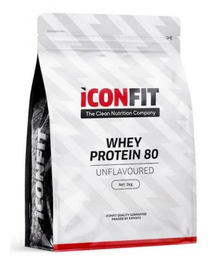 ICONFIT Whey Protein 80 Unflavoured 1kg